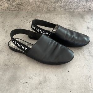 Givenchy Rivington Logo Slingback Flat